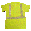 T-Shirt - Short Sleeve - Reflective Stripes ANSI